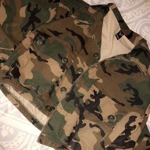 Cropped Windsor army jacket